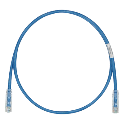 Cable de Parcheo TX6, UTP Cat6, 24 AWG, CM, Color Azul, 1.52 Metros (5 Pies)