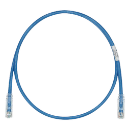 Cable de Parcheo TX6, UTP Cat6, 24 AWG, CM, Color Azul, 2.13 Metros (7 Pies)