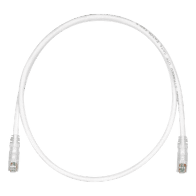Cable de Parcheo TX6, UTP Cat6, 24 AWG, CM, Color Blanco Mate, 2.13 Metros (7 Pies)