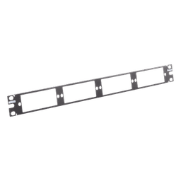 Patch Panel de Fibra Óptica / 1UR / 19 pulgadas / 4 Placas Acopladoras / 1.58 x 0.14 x 0.04 pies