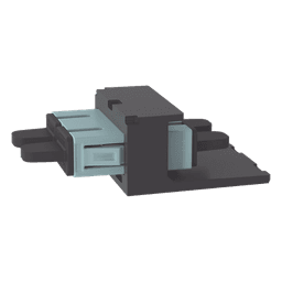 Módulo Acoplador / SC Duplex / Fibra Multimodo OM3/OM4 / Mini-Com / Cerámica Zirconia / Color Aqua