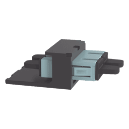 Módulo Acoplador / SC Duplex / Fibra Multimodo OM3/OM4 / Mini-Com / Cerámica Zirconia / Color Aqua