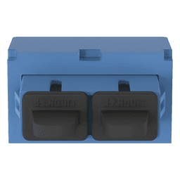 Módulo Acoplador / SC Duplex / Fibra Monomodo OS1/OS2 / Mini-Com / Cerámica Zirconia / Azul