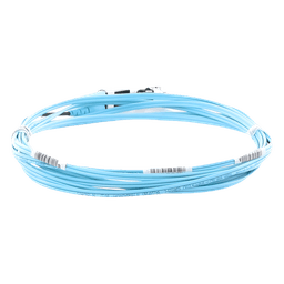 Jumper de Fibra Óptica / Multimodo OM3 50/125 / LC-LC Dúplex / OFNR Riser / Aqua / 3 m (9.84 ft)