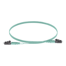 Jumper de Fibra Óptica / Multimodo OM3 50/125 / LC-LC Dúplex / OFNR Riser / LSZH / 5 m (16.40 pies)