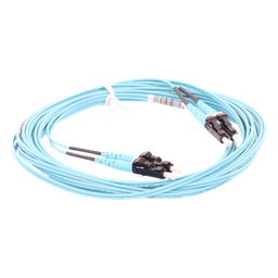 Jumper de Fibra Óptica / Multimodo OM3 50/125 / LC-LC Dúplex / OFNR Riser / LSZH / 5 m (16.40 pies)