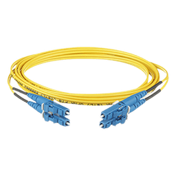 Jumper de Fibra Optica Monomodo 9/125 OS2, LC-LC Duplex, OFNR (Riser), Color Amarillo, 2 Metros (6.56 Pies)