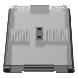 Charola de Empalme para Fibra Óptica / 12 Empalmes / Apilable 4 Unidades / 112.1x200.7x9.5 mm / 4.41x7.90x0.37 in
