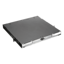 Panel de Distribución de Fibra Óptica / Montaje Rack 19" / 1UR / Hasta 96 Fibras / Bandeja Deslizable e Inclinable / 4 Placas FAP o FMP