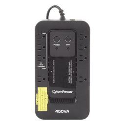 UPS de 450 VA / 260 W / Topología Standby / Modo ECO / 8 Tomas NEMA 5-15R / Entrada 120 Vca