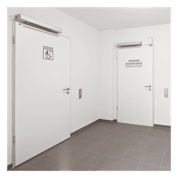 Operador de Puerta Automático / Brazo Empuje 110 cm / 100 kg / 110 VCA / IP20 / Apertura 110°