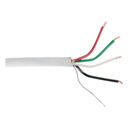 Bobina de 305 m (1000 ft) / Cable para Alarma 4x18 AWG / Blindado / Riser / Gris
