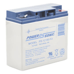 Batería 12V, 18AH, Para Respaldo, Tecnologías AGM/VRLA, Diseño De Vida Útil 5 Años, Terminales Tipo F2, Listada UL, Libre De Mantenimiento