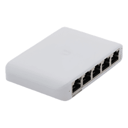 Switch UniFi Administrable Compacto de 5 Puertos 10/100/1000 Mbps, soporta entrada de PoE 802.3af/at