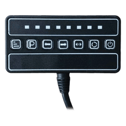 Barra de Luz de Advertencia con 8 Módulos Ámbar, ideal para el direccionamiento de tráfico