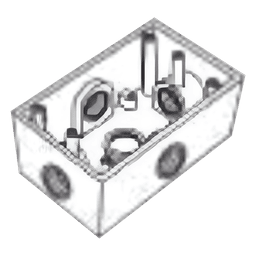 Caja Condulet FS / 1" (25.4 mm) / Cinco Bocas / Volumen 234.5 cm³ / A Prueba de Intemperie / Certificación UL-CSA