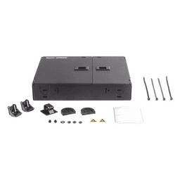 Caja de Conexión de Fibra Óptica / Montaje en Pared / 2 Placas FAP o FMP / Hasta 48 Fibras / Área de Bobinado Integrada / Cierre con Opción de Cerradura