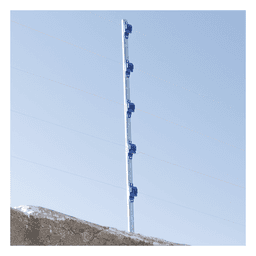 Aislador de Paso para Cerco Eléctrico / Aislamiento 18 kV / Resistencia Mecánica 10.2 kg / Protección UV / Polipropileno y Policarbonato