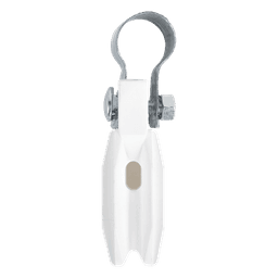 Aislador de Paso o Esquina / 33-38 mm (1.3-1.5 in) / Resina Virgen 100% / Abrazadera 6-14 mm / Protección UV / Anti-Arqueo