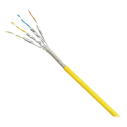 Cable Blindado S/FTP / Categoría 6A / 500 MHz / 500 m (1640 ft) / PUR Resistente Aceite UV / Multifilar 24/7 AWG / Industrial