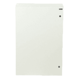 Gabinete de Zona de Red / Montaje en Pared / 2 Switches Industriales / IP66 / UL Tipo 4/12 / Rieles DIN / Puerta Reversible