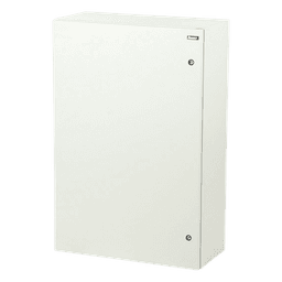 Gabinete de Zona de Red / Montaje en Pared / 2 Switches Industriales / IP66 / UL Tipo 4/12 / Rieles DIN / Puerta Reversible
