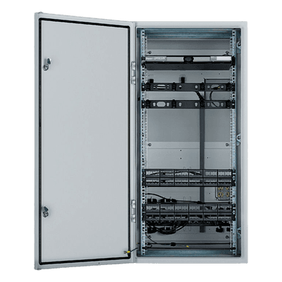 Gabinete Industrial de Distribución / Montaje en Pared / 26 UR / NEMA 4/12 IP66 / Acero Bajo en Carbono / 350 lb (158.8 kg)