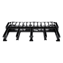 Organizador de Cables Horizontal NetManager de Alta Densidad, Doble (Frontal y Posterior), Para Rack de 19in, 1UR, Color Negro