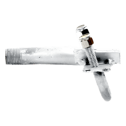 Montaje para Lámpara de Obstrucción / Acero Galvanizado en Caliente / Diámetro Máximo 1-1/4 Pulgadas / Compatible con Tramos STZ30G, STZ35G y STZ45G