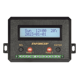 Temporizador Anual / Dos Relevadores / Programable / Pantalla LCD