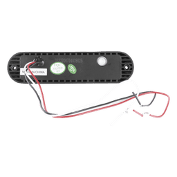 Luz Auxiliar Ultra Brillante IP67 de 6 LEDs, Color Azul, con mica transparente y bisel negro