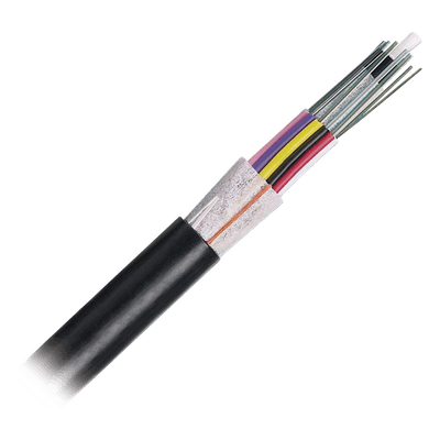 Cable de Fibra Óptica de 12 Hilos, OSP (Planta Externa), No Armada (Dieléctrica), 250um, Monomodo OS2, Precio Por Metro