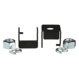Soporte para Charola Tipo Escalerilla / Rieles 3/8" x 1-1/2" o 3/8" x 2" / Varilla Roscada 5/8" / Acero Negro
