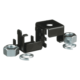 Soporte para Charola Tipo Escalerilla / Rieles 3/8" x 1-1/2" o 3/8" x 2" / Varilla Roscada 5/8" / Acero Negro