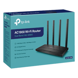 Router Wi-Fi 5 / Doble Banda 1900 Mbps / MU-MIMO 3x3 / 4 Puertos Gigabit LAN / Smart Connect / EasyMesh