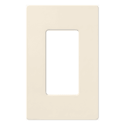 Placa de Pared / 1 Espacio / Sin Tornillos / Acabado Satinado / 75 x 119 mm (2.94 x 4.69 in) / Diseño Delgado 7.6 mm