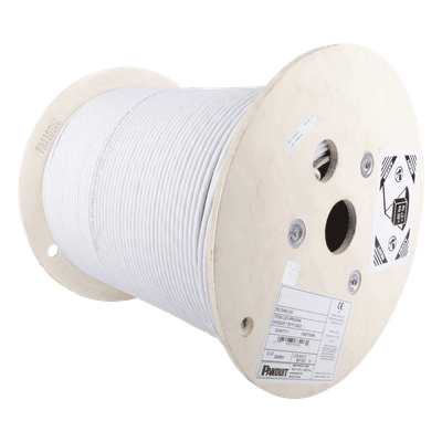 Bobina de Cable S/FTP / Cat7 / 4 Pares / 23 AWG / LSZH / 500 m (1640 pies) / Gris