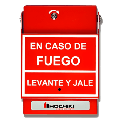 Estación de Jalón Convencional / Doble Acción / Contactos N/O 10 A a 120 VCA / Carcasa Metálica de Fundición / Texto en Español / Rango de Temperatura -35 °C a 66 °C (-31 °F a 150.8 °F)