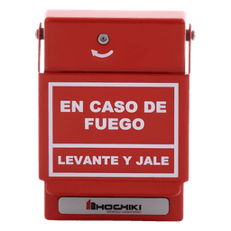 Estación de Jalón Convencional / Doble Acción / Contactos N/O 10 A a 120 VCA / Carcasa Metálica de Fundición / Texto en Español / Rango de Temperatura -35 °C a 66 °C (-31 °F a 150.8 °F)