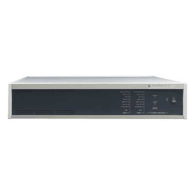  ETAPA DE POTENCIA DIGITAL 4x120W 100V  MILLENNIUM IP CON CONECTIVIDAD IP LAN, SUPERVISON, CALIDAD DE SONIDO HQ PARA 4 ZONAS, EN FORMATO RACK 2U 
