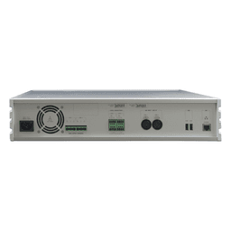 Etapa de potencia digital / 4x120W / Línea 100V / IP LAN / 4 zonas / Rack 2U / 6.56 pies