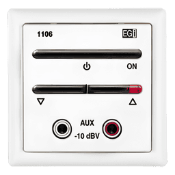 Módulo de Entrada de Audio Auxiliar / Regulador de Volumen / Compresor de Señal / Auto-mezclable 5 Unidades / 15 VDC / 1.25 W RMS