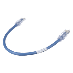 Cable de Parcheo UTP Cat6 / 24 AWG / CM / 0.3 m (1 ft) / Azul