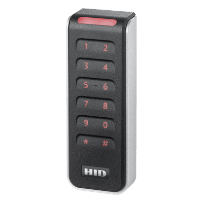 Lector con Teclado Capacitivo SIGNO Multitecnologia/ 20KTKS-00-000000/ Garantia de Por Vida/ Terminal Strip /Wiegand & OSDP