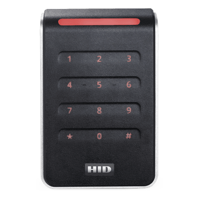 Lector con Teclado Capacitivo SIGNO R40 Multitecnologia/ 40KTKS-01-00001H/ Garantia de Por Vida/ Terminal Strip/Wiegand & OSDP/Mullion