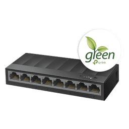 Switch de escritorio / 8 puertos Gigabit / 16 Gbps capacidad de conmutación / Fanless / 4.89W máximo