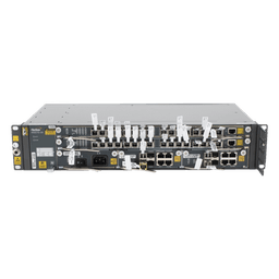 OLT Carrier Class Modular GPON, 2 Ranuras, Incluye 2 Tarjetas de Servicio de 16 puertos GPON, (32 Modulos GPON C+ Incluidos) 1 Fuente de CA, 2 UR, Incluye Instalación de software UNM2000, (Interoperabilidad con ONU´s de Terceros sin Costo)