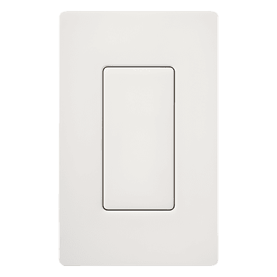 Inserto ciego para cubrir aberturas sin usar en placas de pared estilo designer Claro y Satin Colors, color Snow satinado