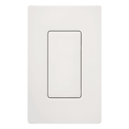 Inserto ciego para cubrir aberturas sin usar en placas de pared estilo designer Claro y Satin Colors, color Snow satinado