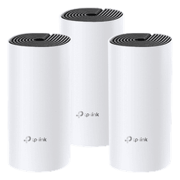 KIT 3 Routers Inalámbricos MESH Interior para Hogar / Doble Banda Wi-Fi 5 AC1200 Mbps / 2 Puerto Gigabit WAN/LAN / 2 Antenas Internas / Administración Mediante la App Deco (iOS, Android) 